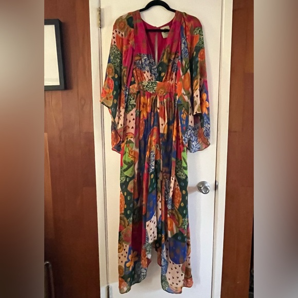 Farm Rio Sunny Mix Maxi Dress - Picture 2 of 13